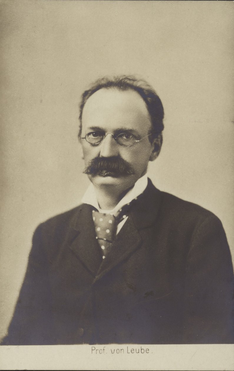 Wilhelm Olivier Leube by German Photographer