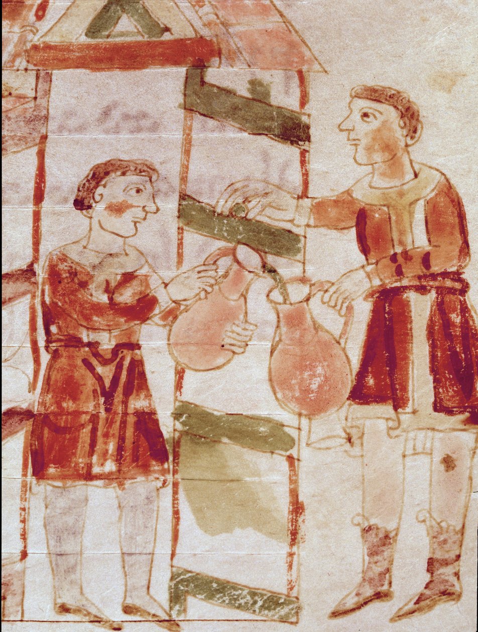A miniature wine merchant taken from the volume 