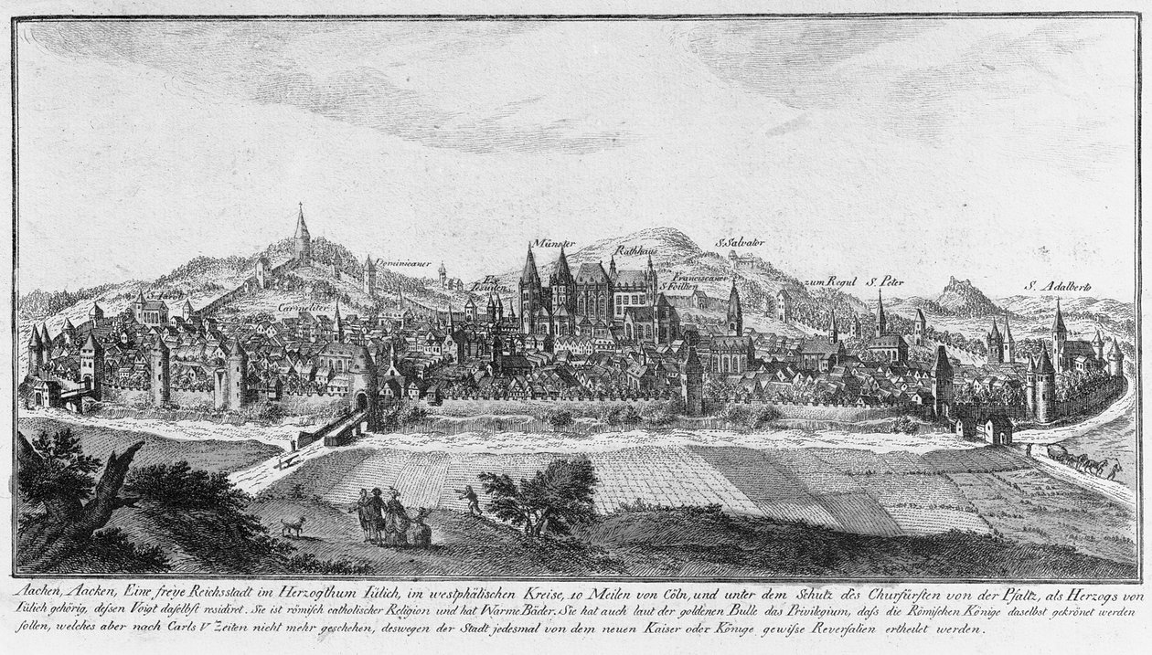 Aachen by German School