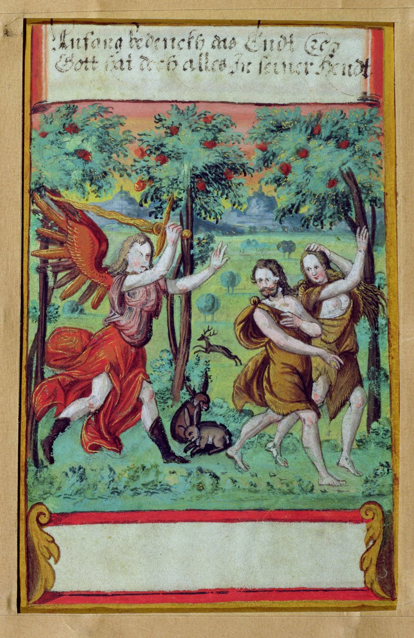 Adam and Eve Expelled from the Garden of Eden, c.1640