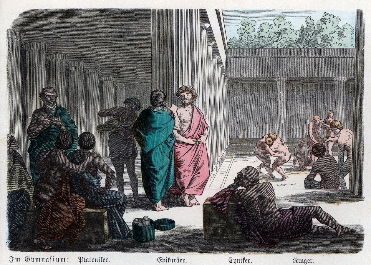 Ancient History. Greece. Platonists, Epicureans and Cynics: Athletic by German School