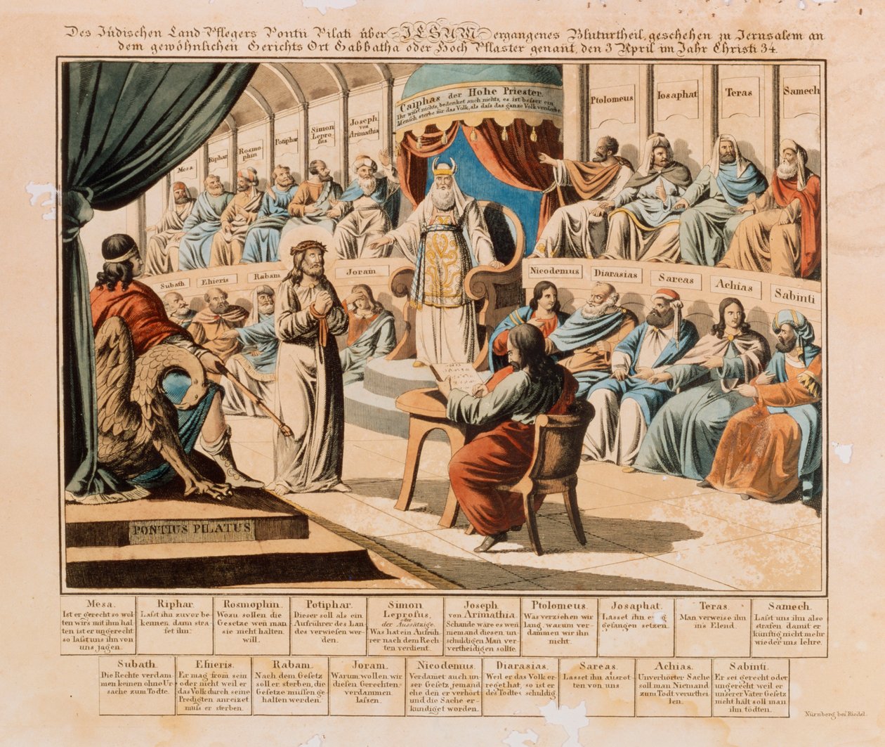 Christ Before Pilate by German School