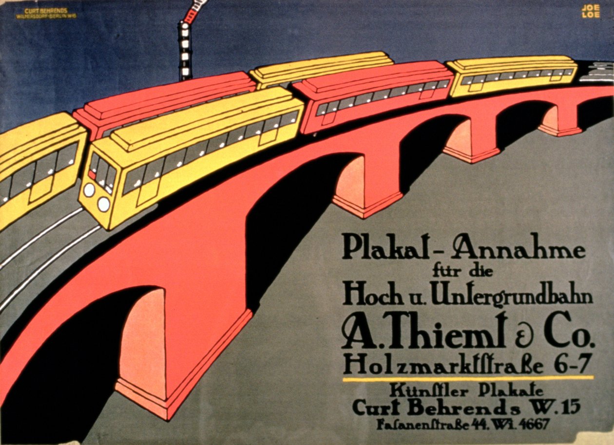 Collecting Point For Over and Underground Railways by German School