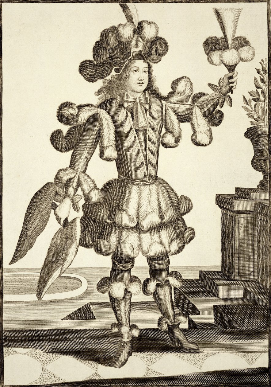 Costume for a Feather Dealer, pub. by Gerard Valck c.1690 by German School