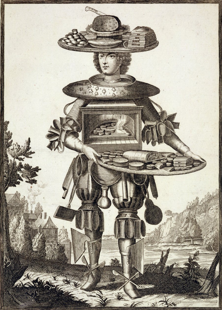 Costume for a Pastry Cook, pub. by Gerard Valck c.1690 by German School