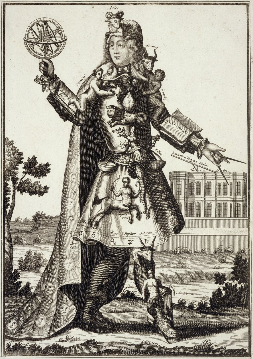 Costume for an Astrologer, pub. by Gerard Valck c.1690 by German School