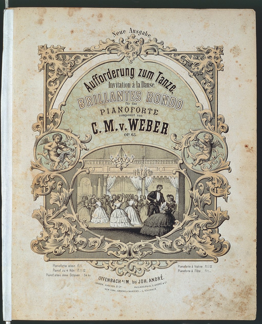 Cover of the score sheet for 