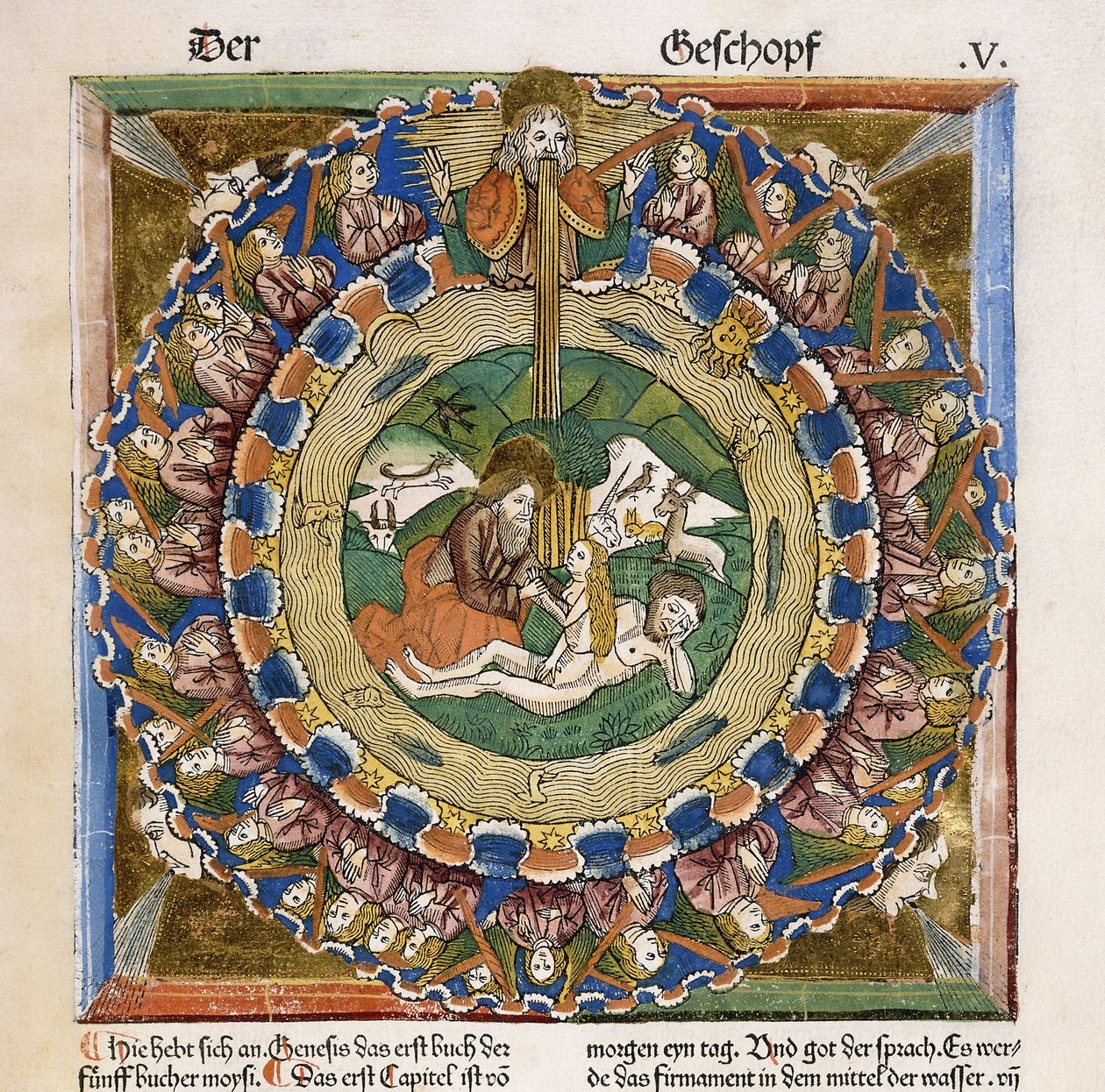 Creation of Eve, 1483 by German School