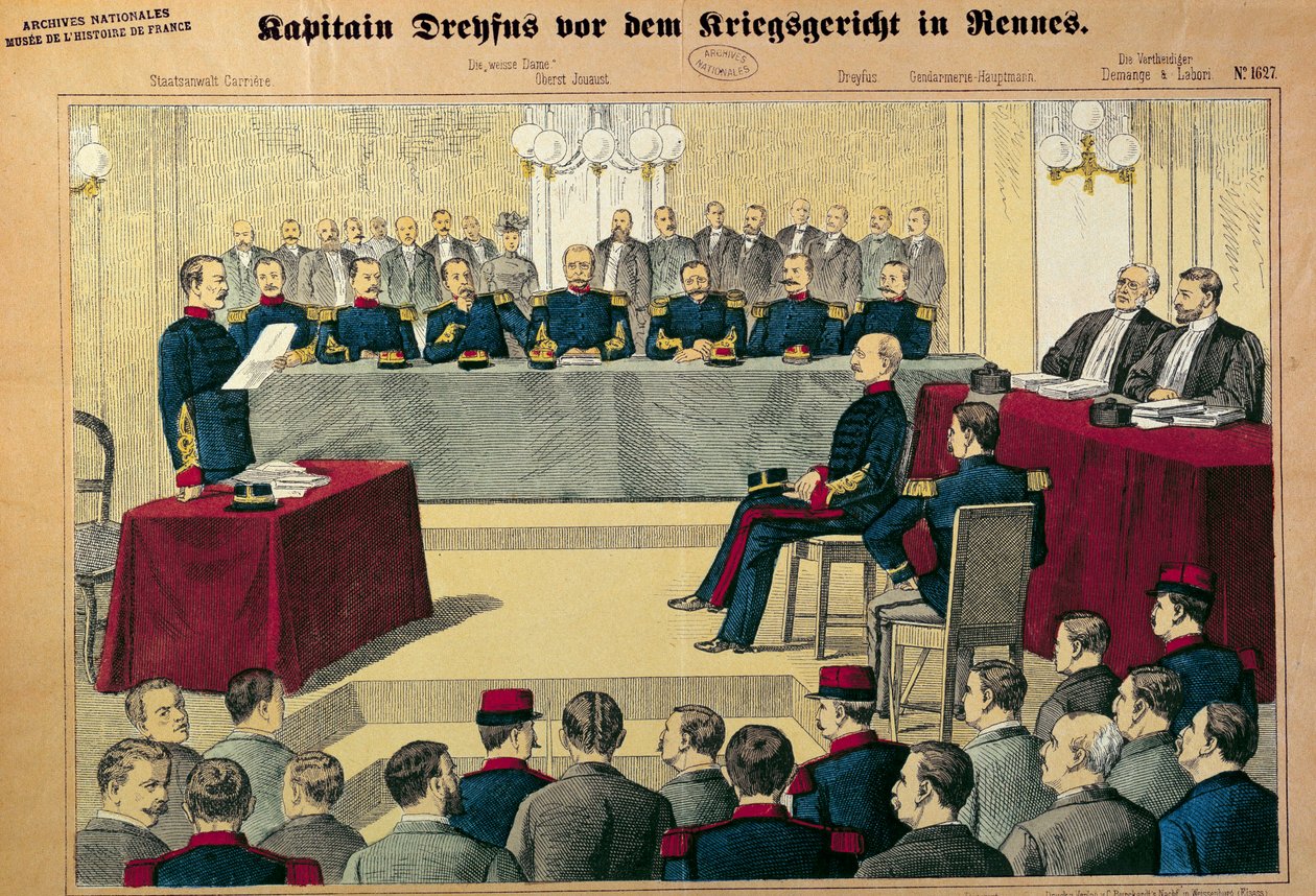 Dreyfus Case: The Trial in Revision of Captain Dreyfus by German School