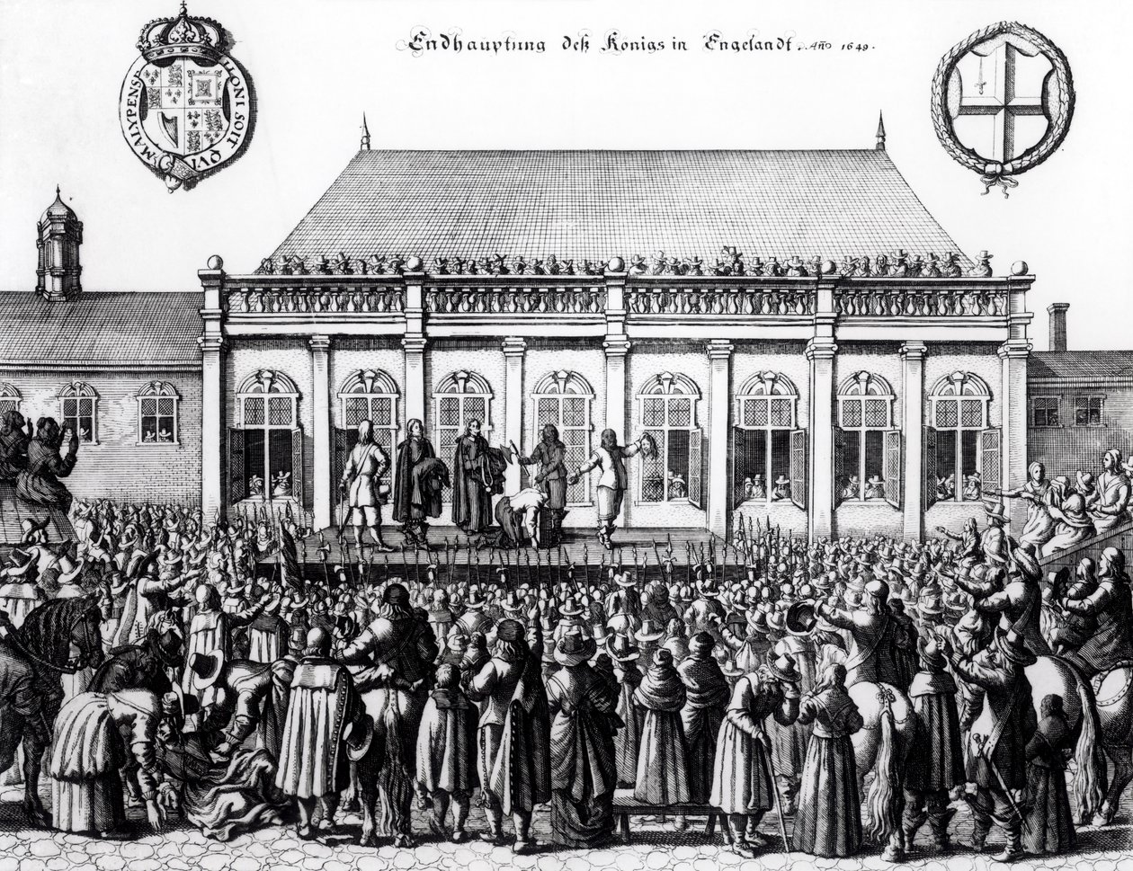 Execution of Charles I at Whitehall, January 30th 1649 by German School
