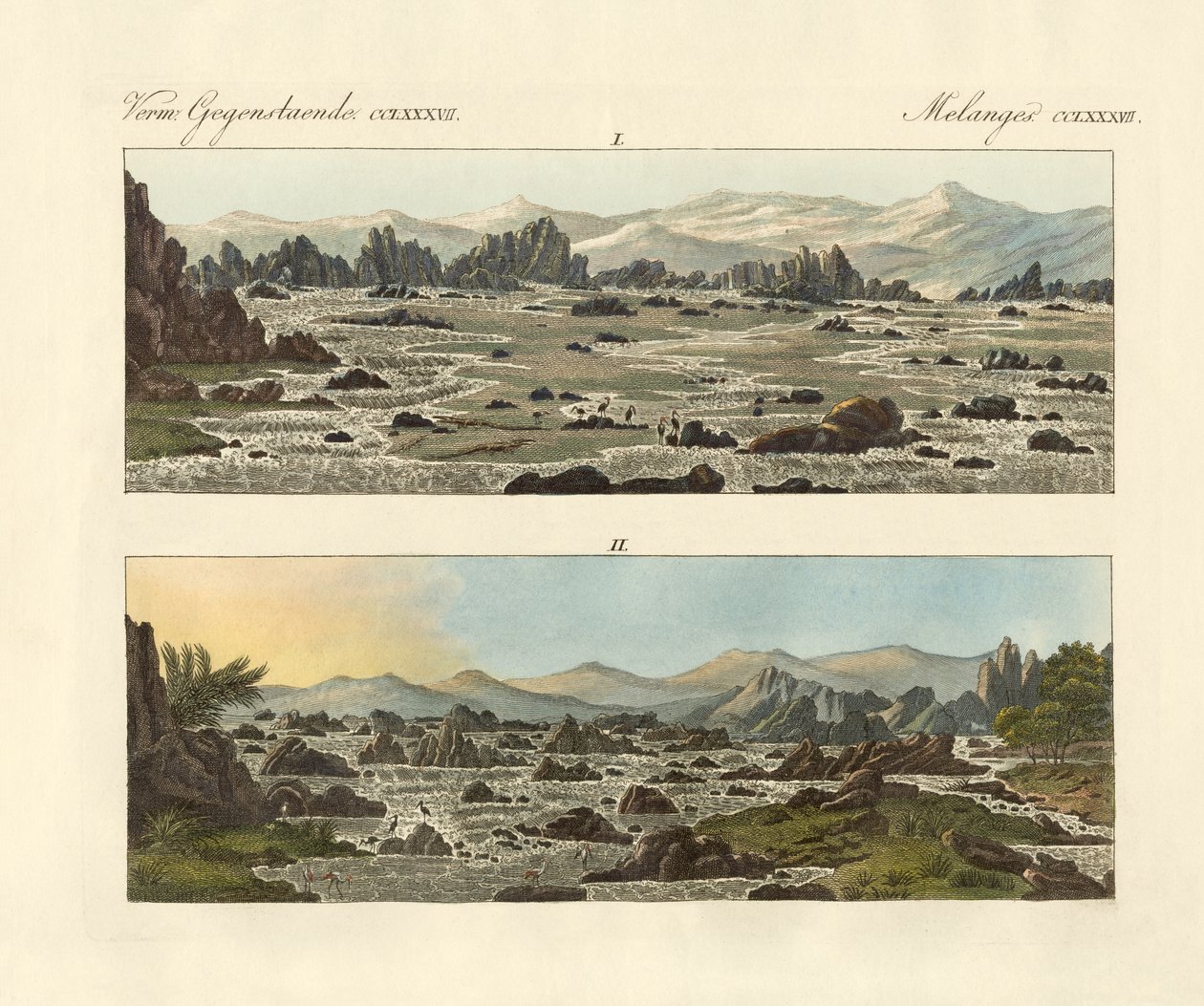 Falls of the Nile at Syene by German School