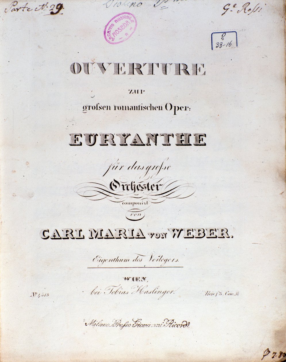 Frontispiece from the opera 