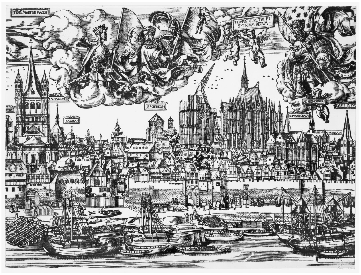 General View of Cologne, 1531 by German School