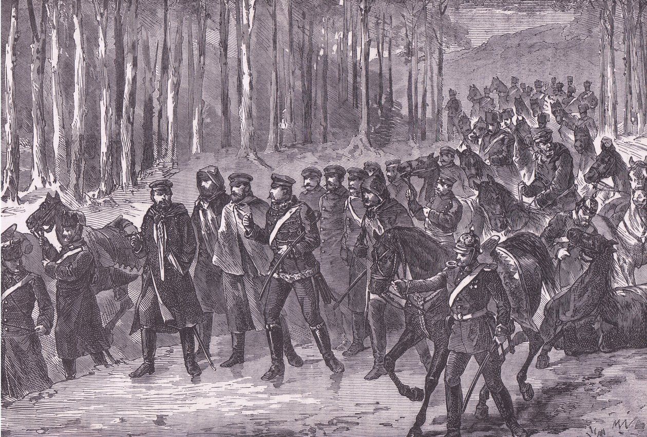 German cavalry en route for Paris, Cassells History of the War between France and Germany published by Cassell and Company Limited, c.1890 by German School