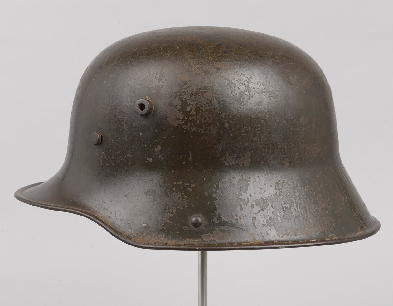 German steel helmet or Stahlhelm, c.1916 (helmet) by German School