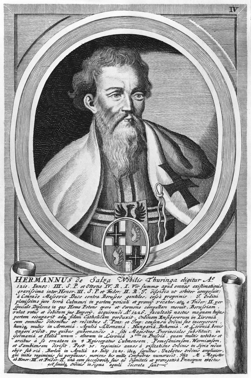 Hermann of Salza by German School