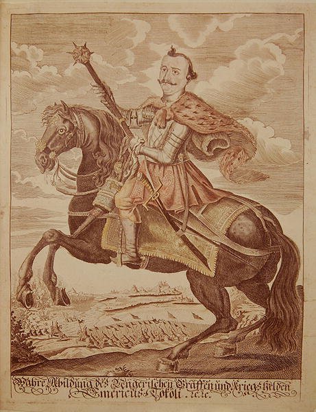 Imre Thokoly (1657-1705), Prince of Transylvania by German School