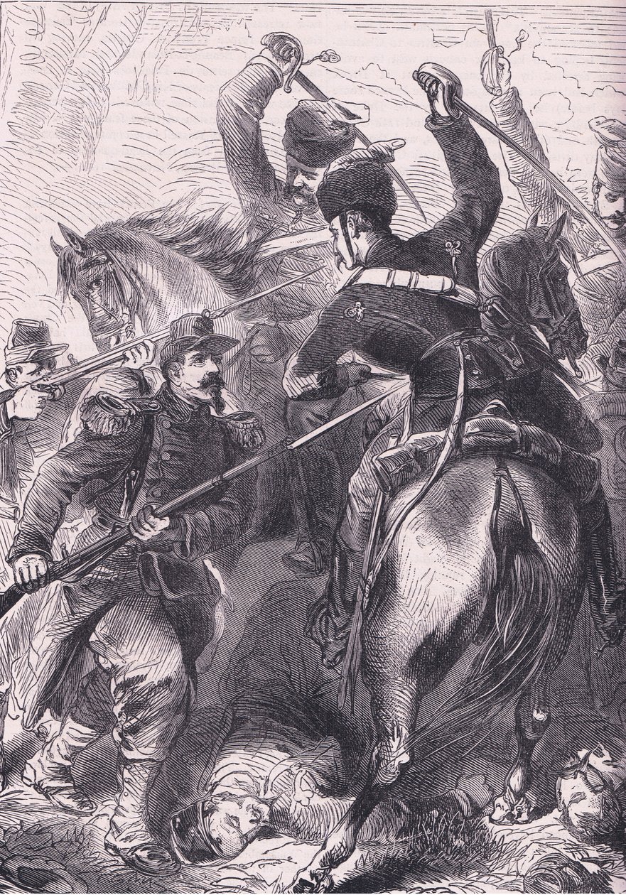 In the Battle of Dreux by German School