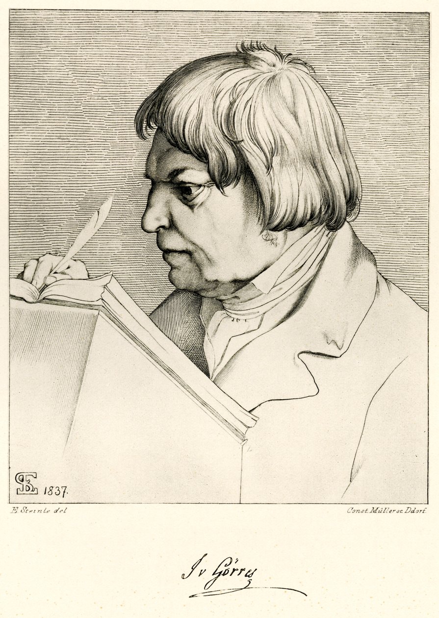 Joseph von Görres by German School