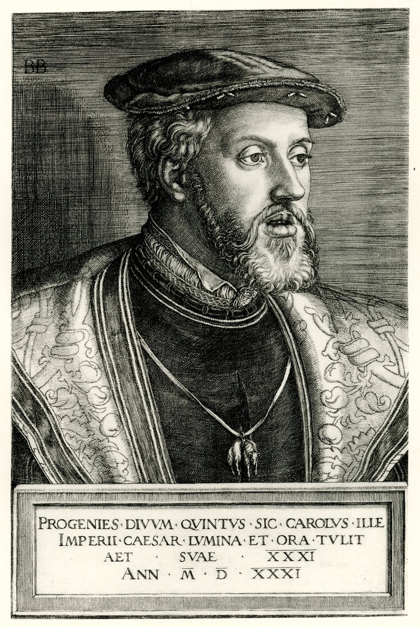 Charles V by German School