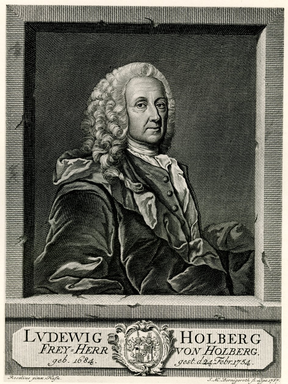 Ludvig Holberg by German School