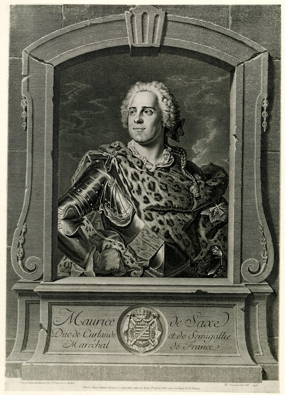 Marshal Moritz von Sachsen by German School