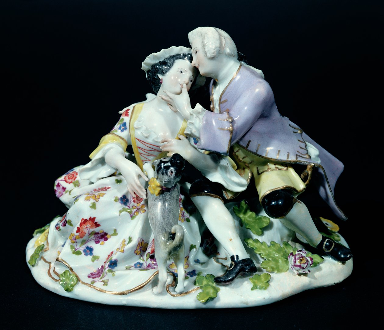 Meeting of Lovers, possibly by Johann Joachim Kandler, c.1735 by German School