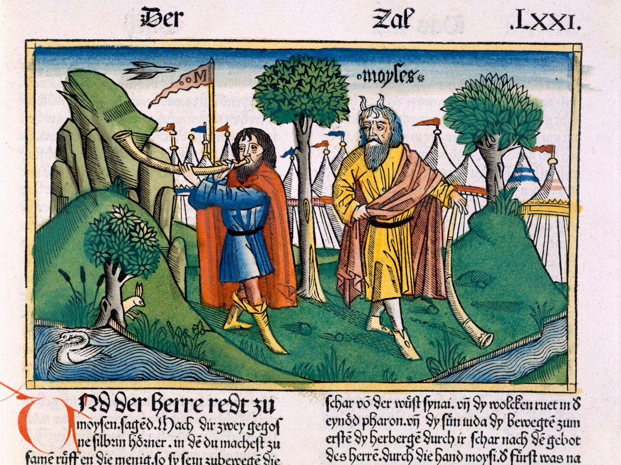 Numbers 2 The camp assignments of the Israelites, from the Nuremberg Bible
