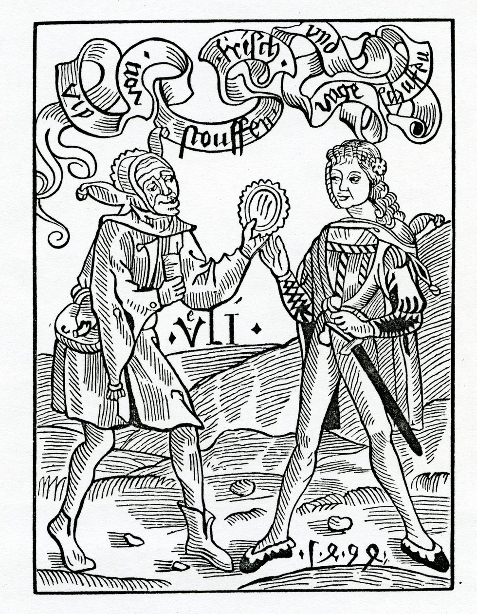 Of New Fashions and Disguised Garments, Illustration from Alexander Barclay