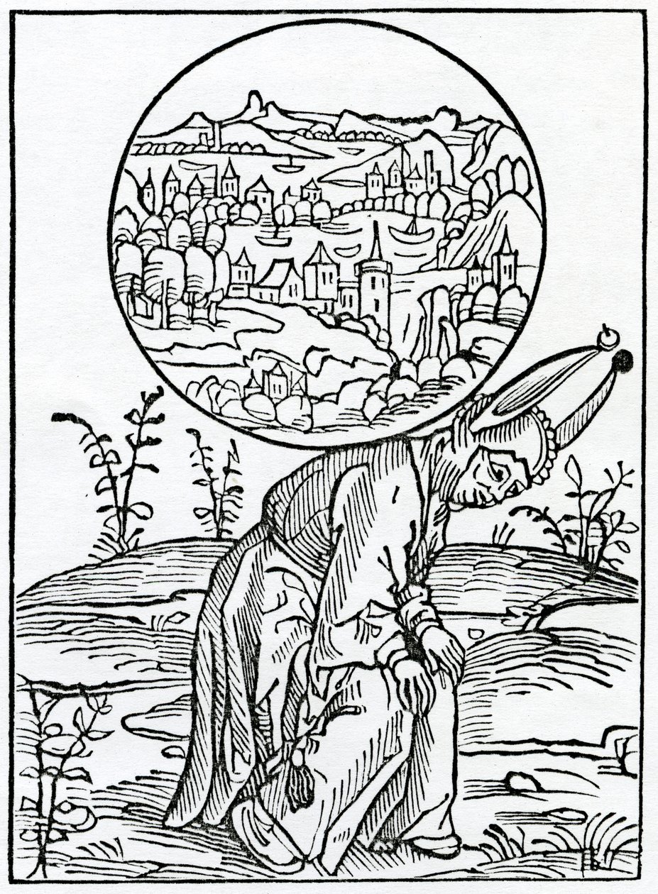 Of the over great and chargeable curiosity of men, illustration from Alexander Barclay