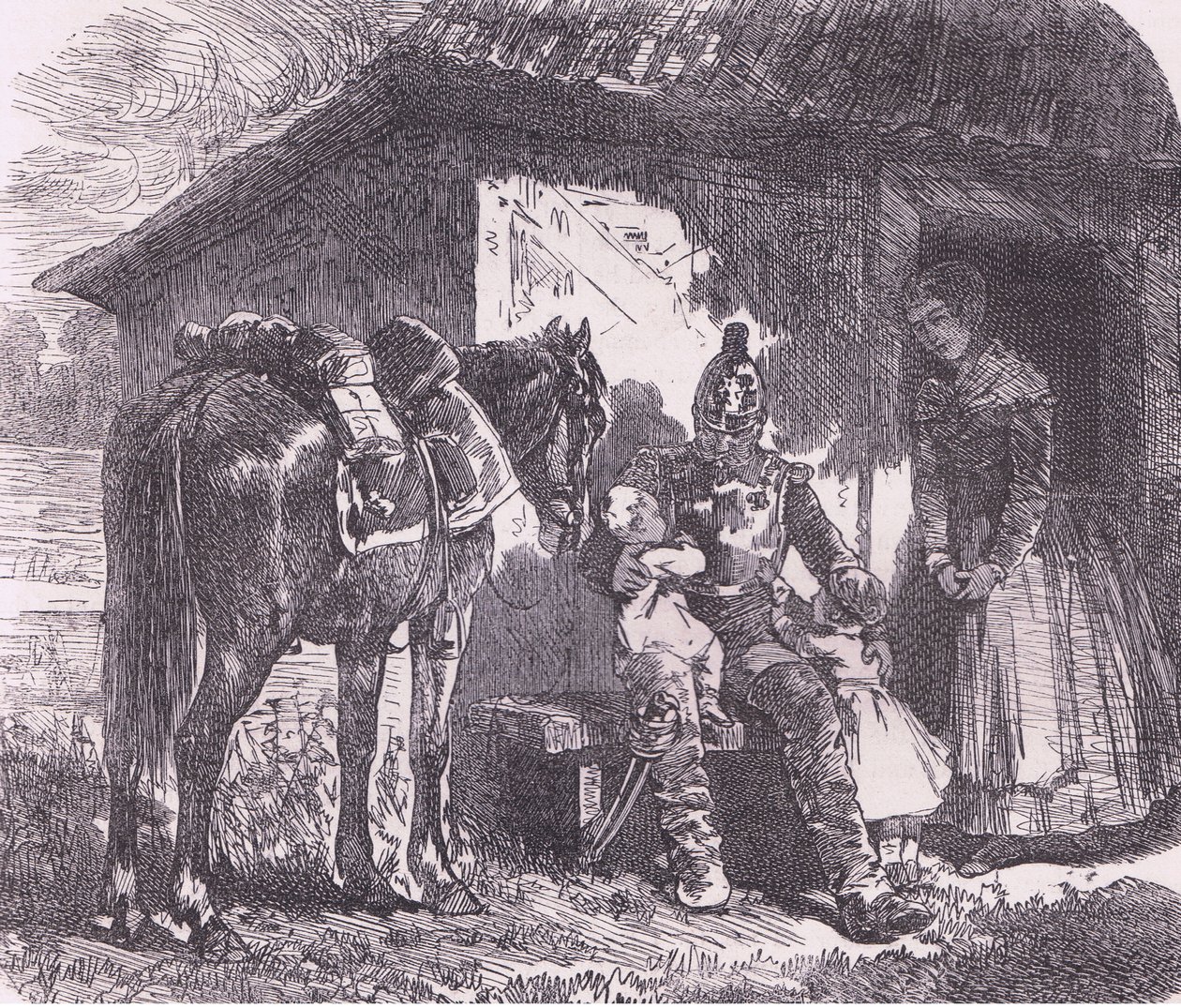 Off to war by German School
