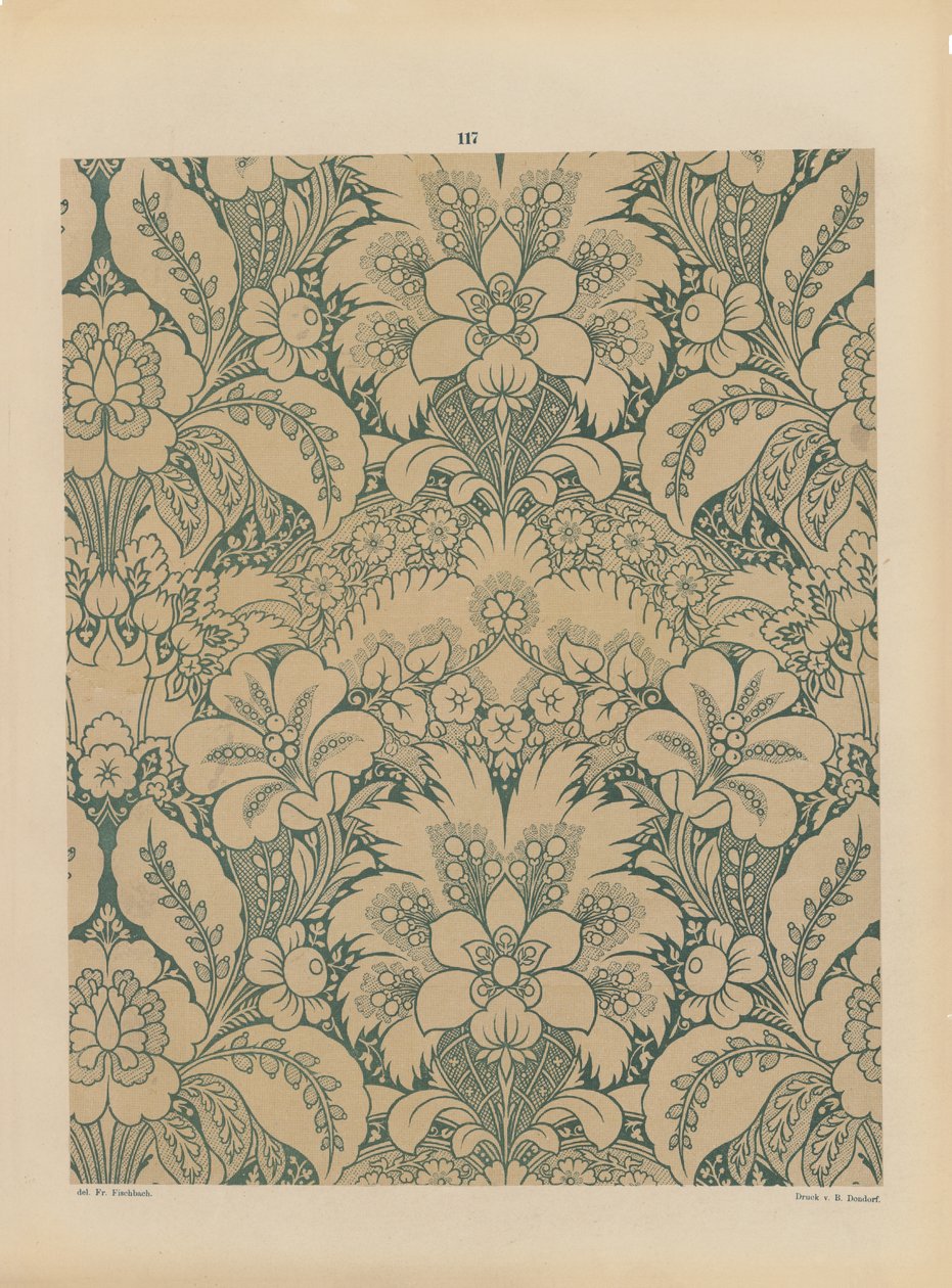 Page from Ornamente de Gewebe by German School