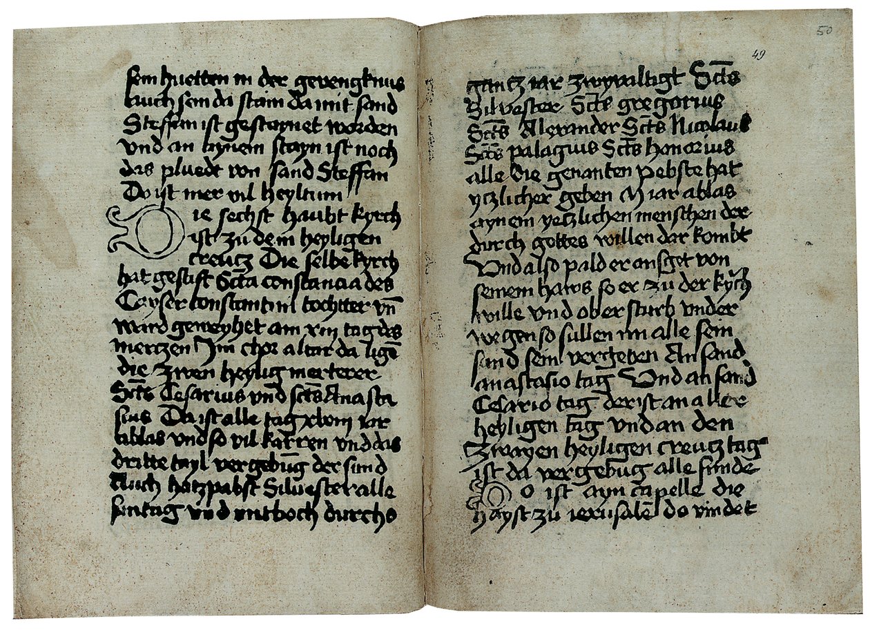 Pages from a German language copy of 