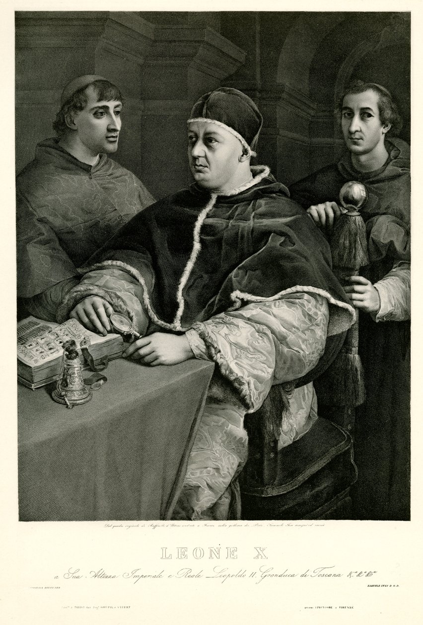 Pope Leo X by German School: High-quality fine art print