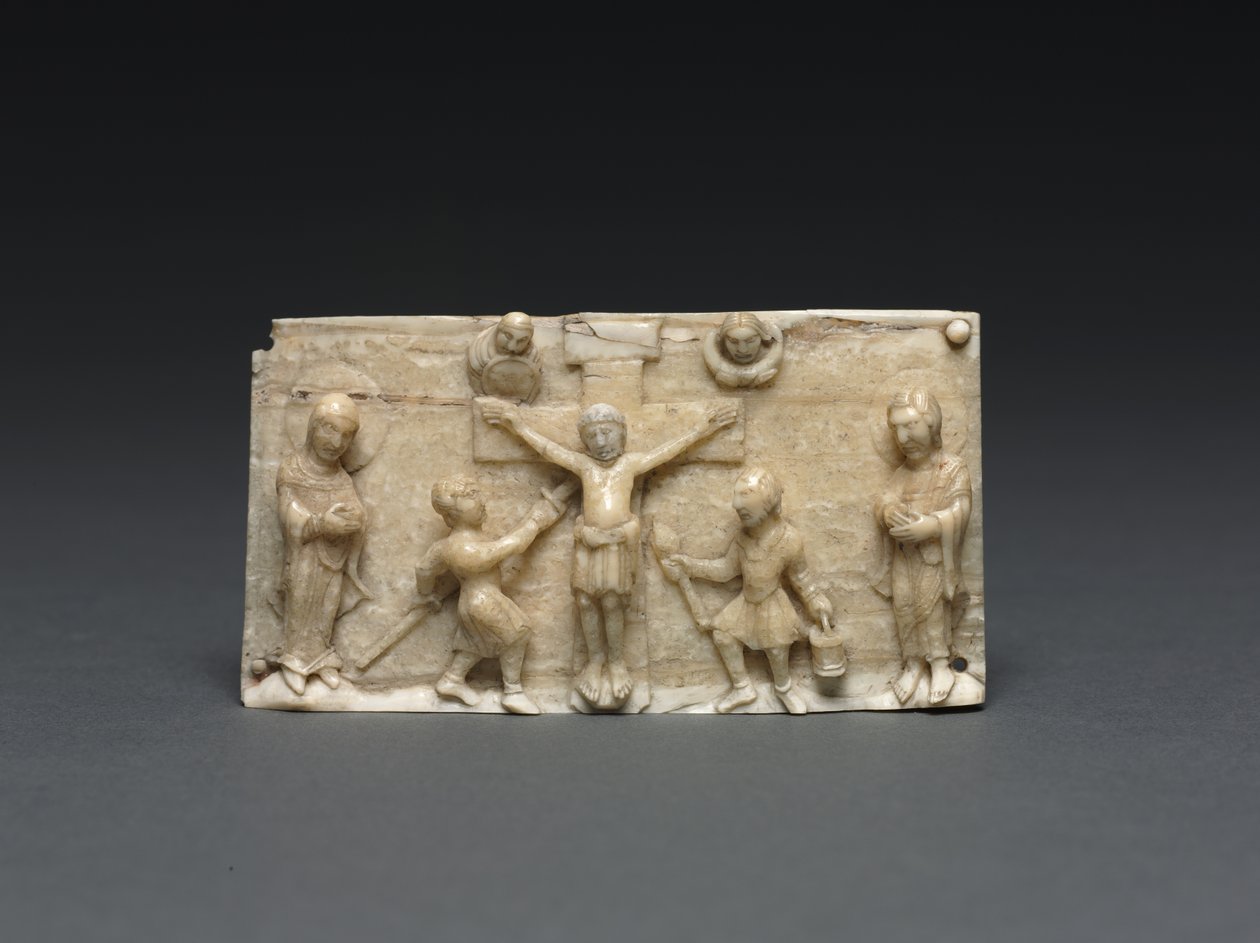 Plaque from a Portable Altar: The Crucifixion by German School