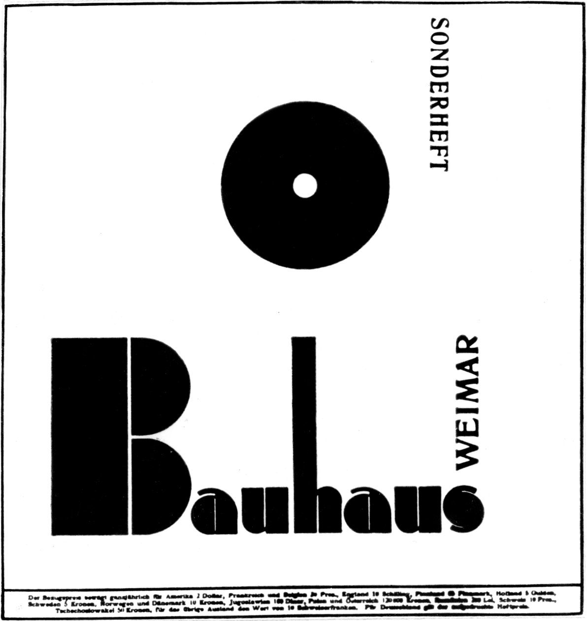 Poster for the Bauhaus by German School
