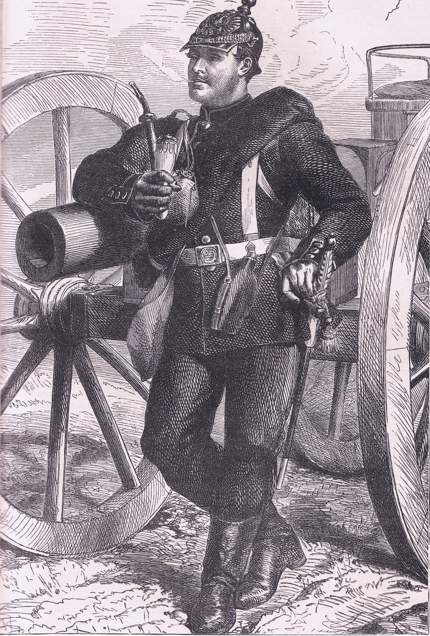 Prussian Artillery Man by German School