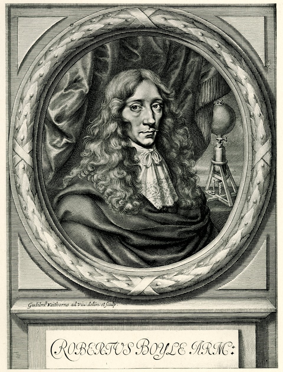 Robert Boyle by German School