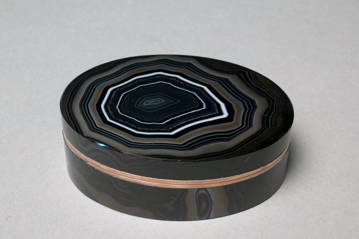 Round Snuff Box, c.1830 by German School
