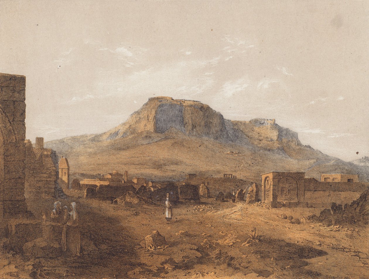 Ruins of Corinth, Greece by German School