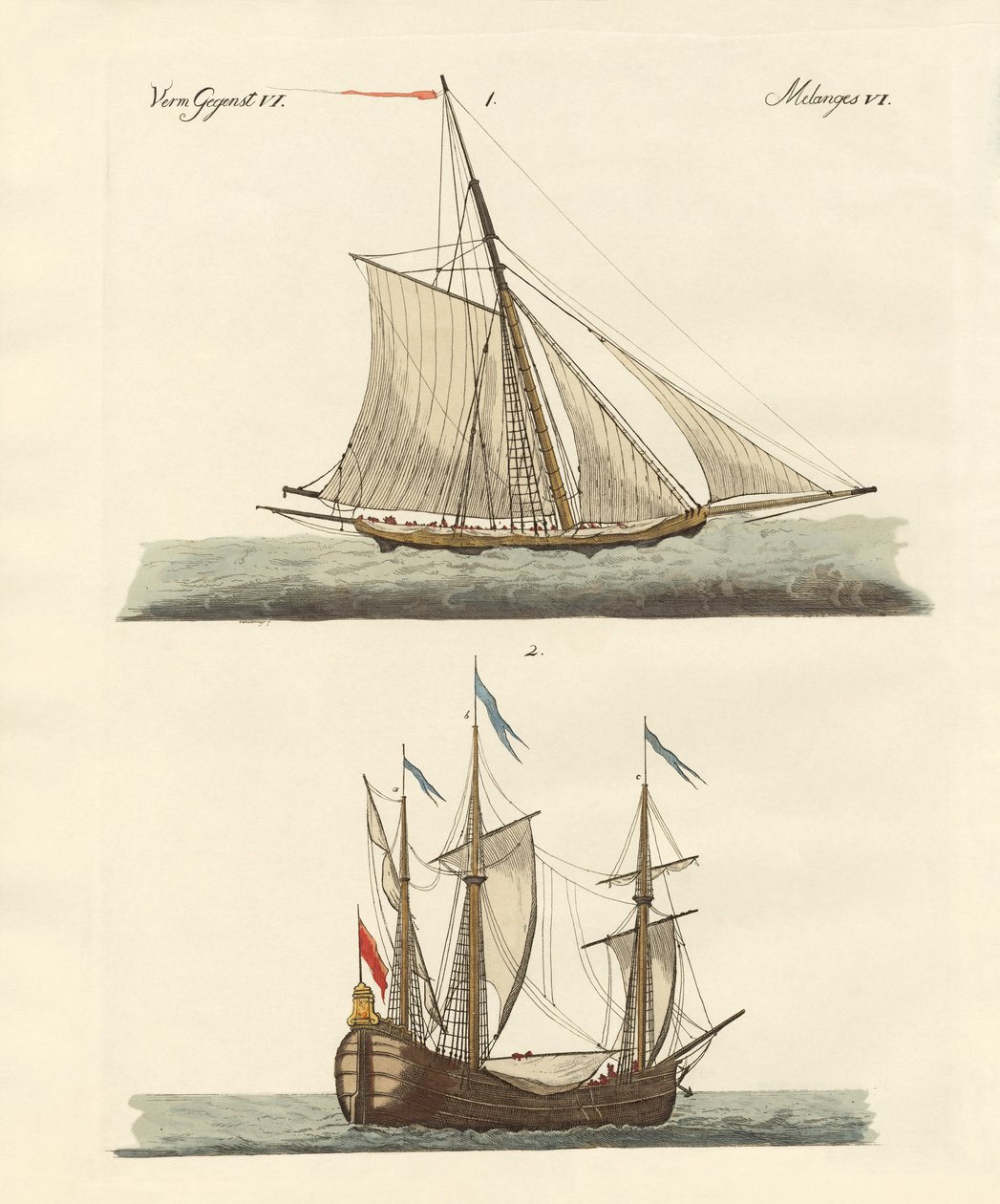 Ships by German School