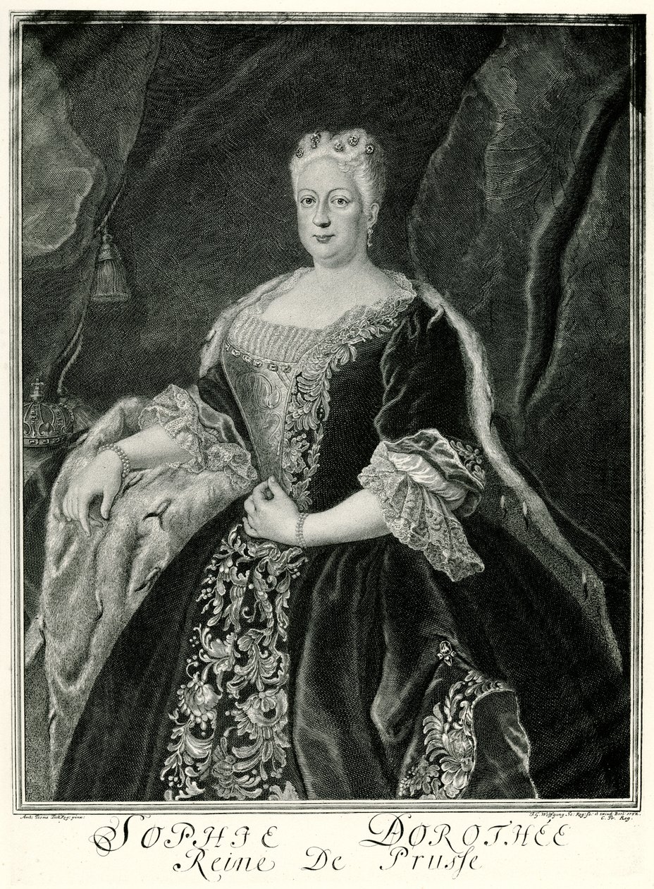 Sophie Dorothea, Queen of Prussia (1687-1757) by German School