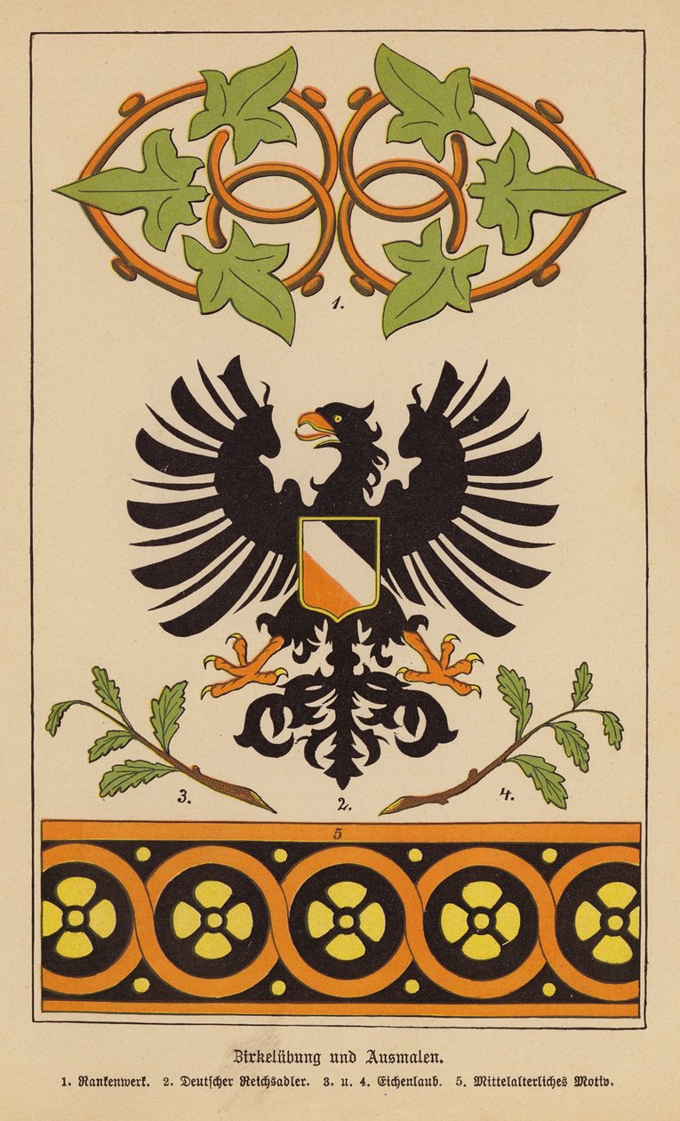 Symbols, emblems and motifs by German School