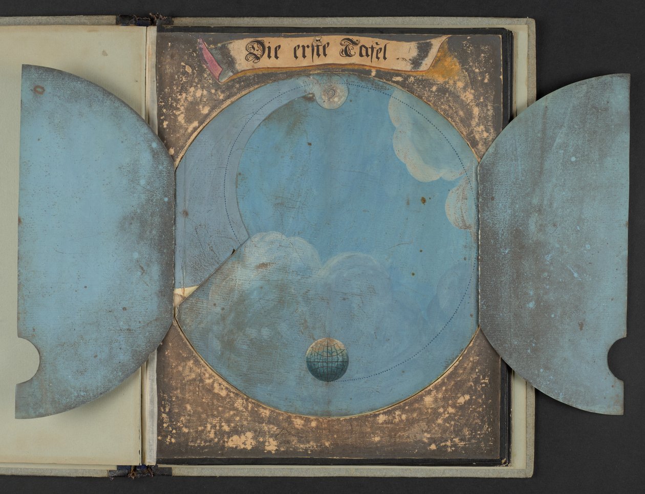 Tables Representing Man in Three Different States, Add MS 5788 by German School
