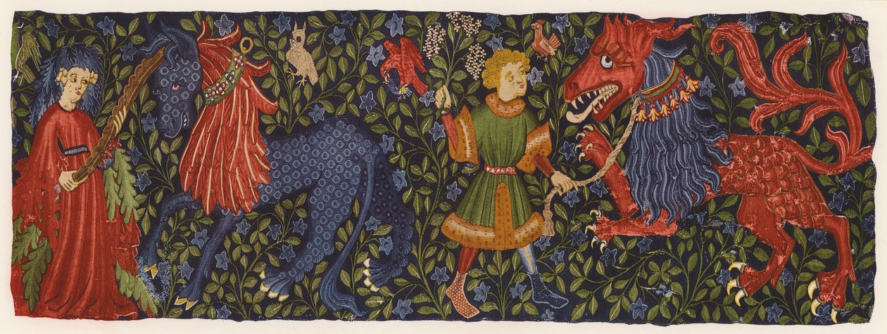 Tapestry Depicting Mythical Creatures by German School