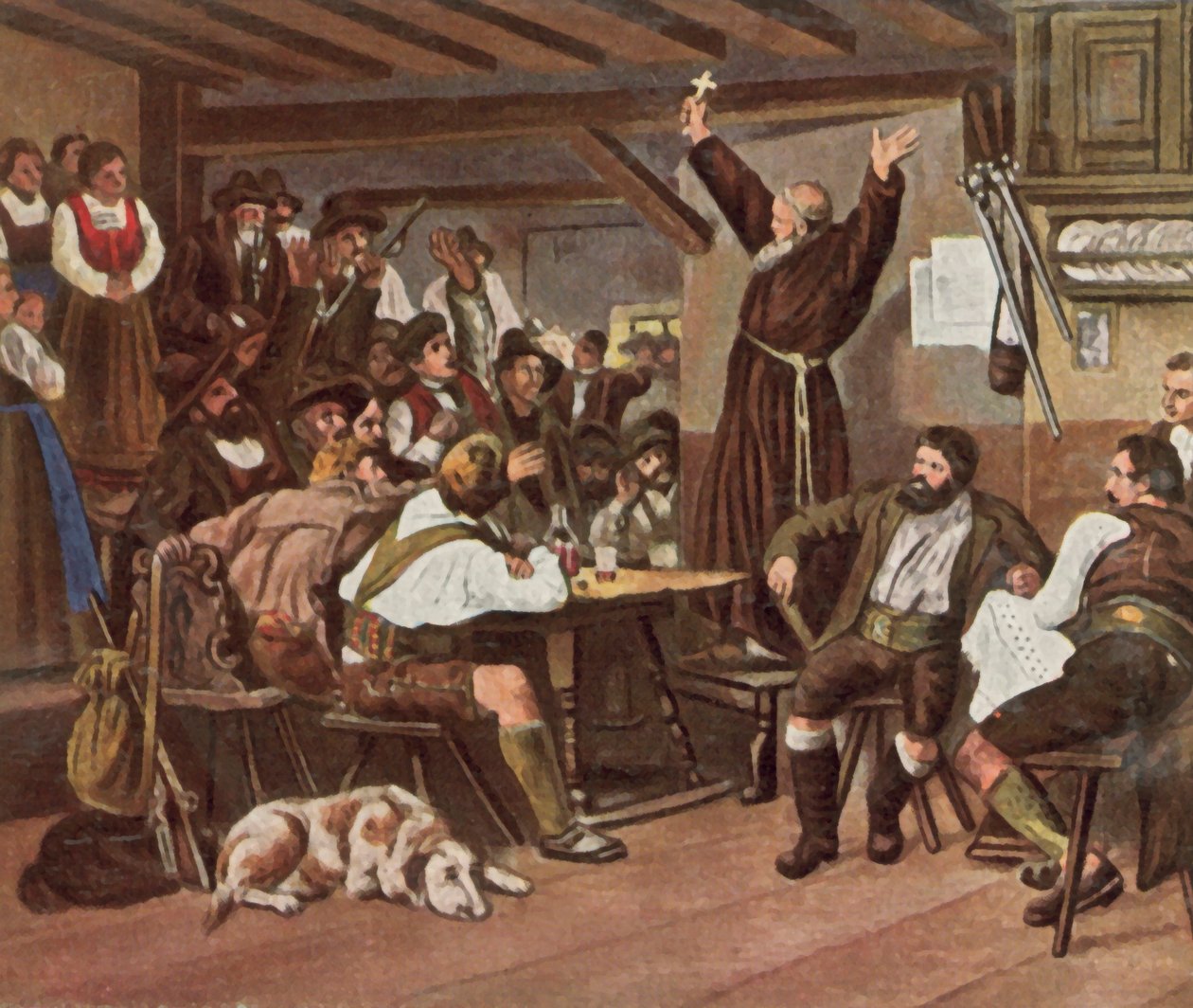 The Capuchin Monk Haspinger by German School