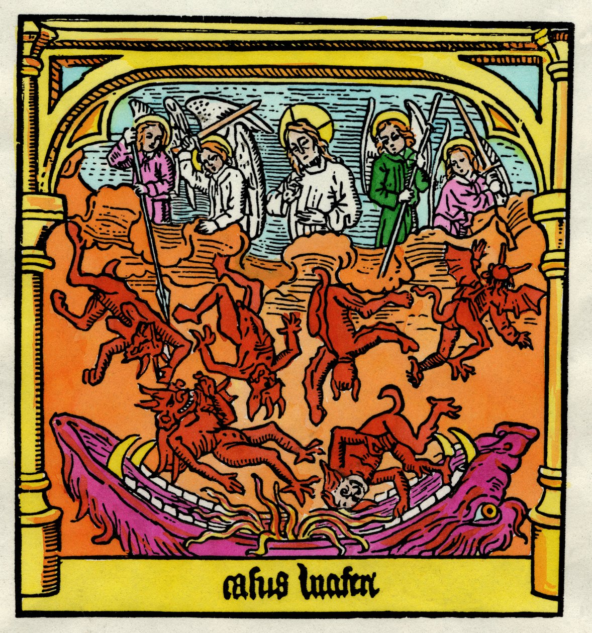 The Fall of Lucifer and the Rebel Angels (Illustration from 