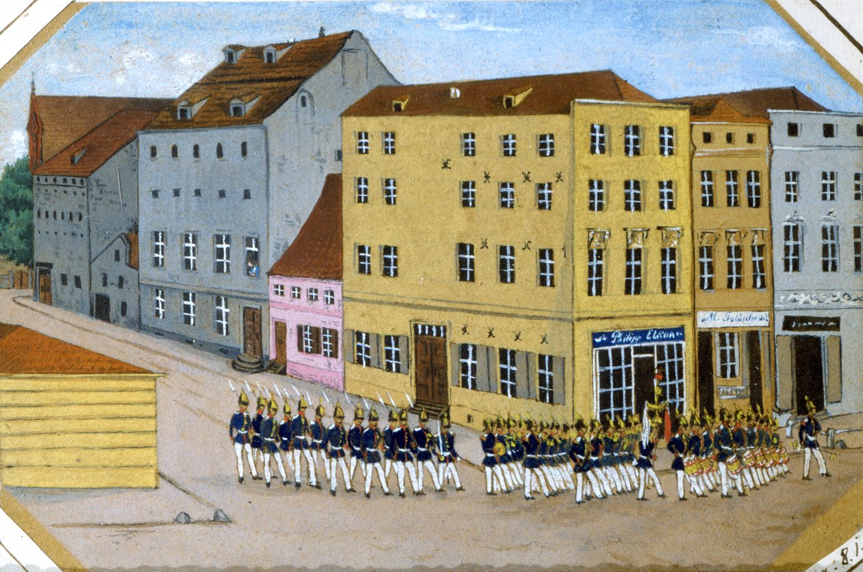 The Hospital barracks in Scutari, 1857 by German School