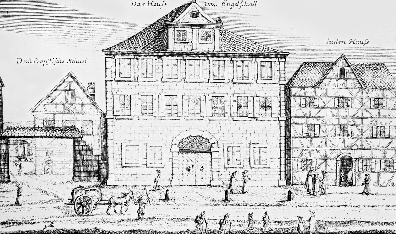 The Main Street in Nuremberg by German School