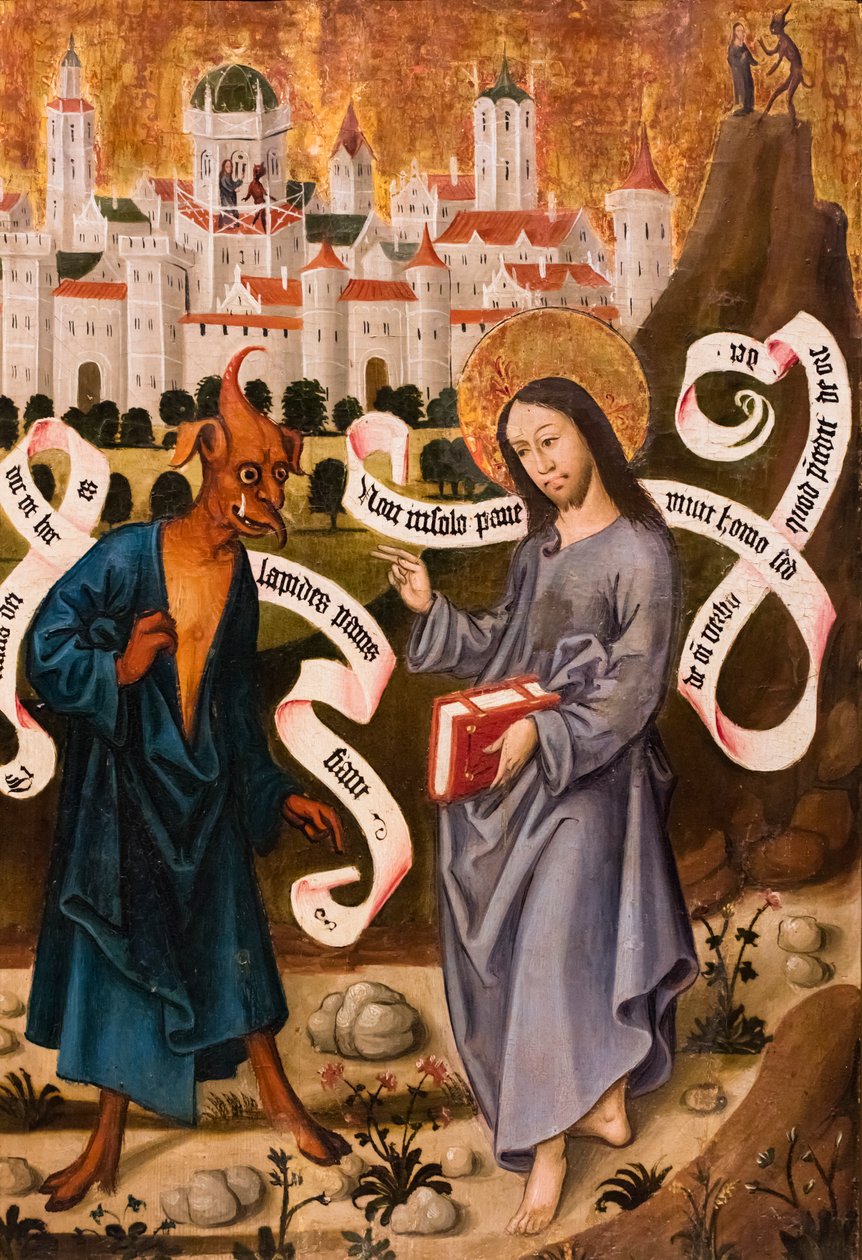 The Temptation of Christ, c. 1490/1500 by German School